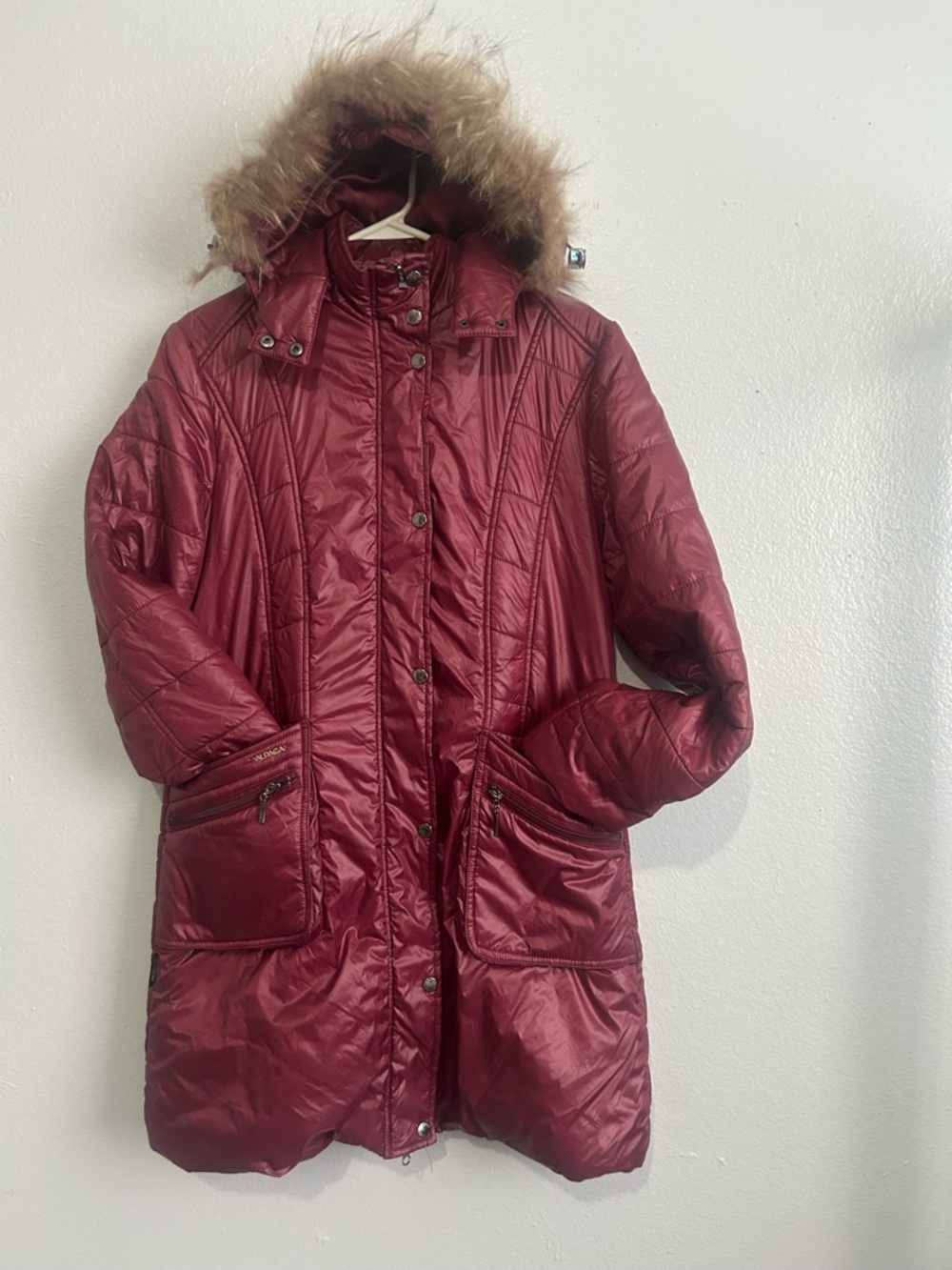 ST.MALO parka style wood and alpaca filled large size (B2)